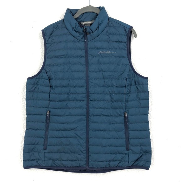 Eddie Bauer Jackets & Coats Eddie Bauer Womens L Blue Quilted